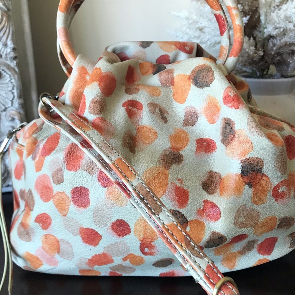 HOBO Darling Small Leather Satchel Crossbody, Dotted Shimmer - Picture 10 of 16
